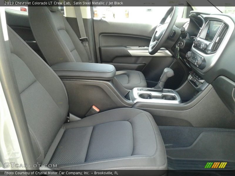 Satin Steel Metallic / Jet Black 2019 Chevrolet Colorado LT Crew Cab