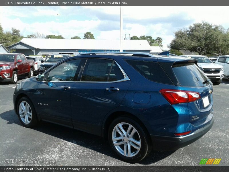 Pacific Blue Metallic / Medium Ash Gray 2019 Chevrolet Equinox Premier
