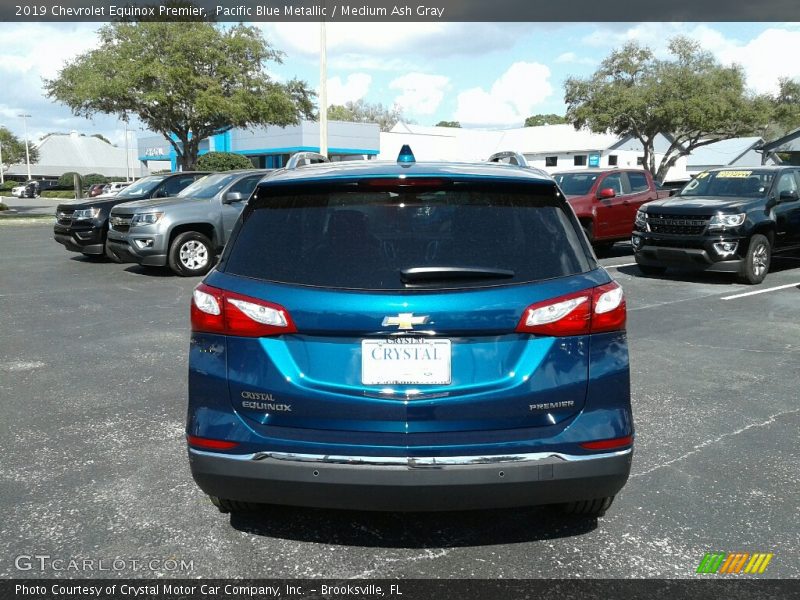 Pacific Blue Metallic / Medium Ash Gray 2019 Chevrolet Equinox Premier