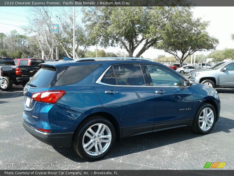 Pacific Blue Metallic / Medium Ash Gray 2019 Chevrolet Equinox Premier