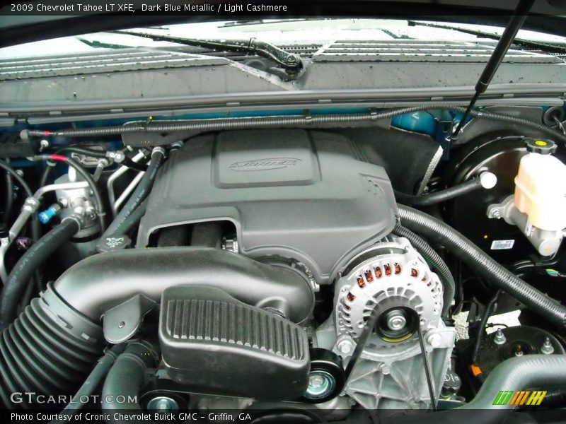 Dark Blue Metallic / Light Cashmere 2009 Chevrolet Tahoe LT XFE