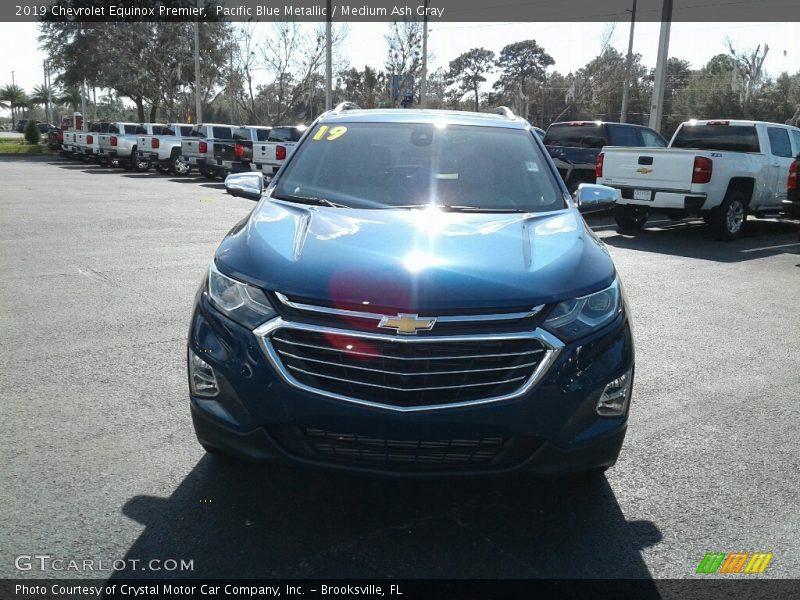 Pacific Blue Metallic / Medium Ash Gray 2019 Chevrolet Equinox Premier