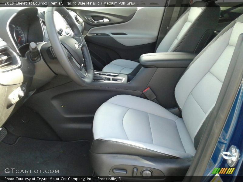 Pacific Blue Metallic / Medium Ash Gray 2019 Chevrolet Equinox Premier