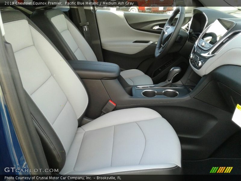 Pacific Blue Metallic / Medium Ash Gray 2019 Chevrolet Equinox Premier