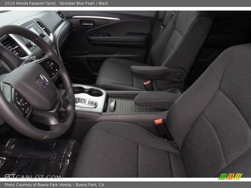 Obsidian Blue Pearl / Black 2019 Honda Passport Sport