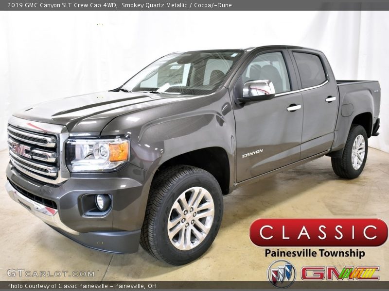 Smokey Quartz Metallic / Cocoa/­Dune 2019 GMC Canyon SLT Crew Cab 4WD