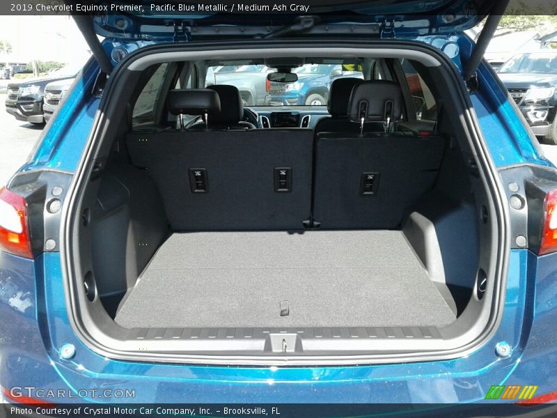 Pacific Blue Metallic / Medium Ash Gray 2019 Chevrolet Equinox Premier