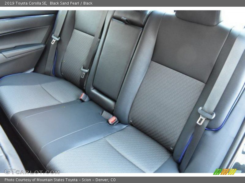 Rear Seat of 2019 Corolla SE