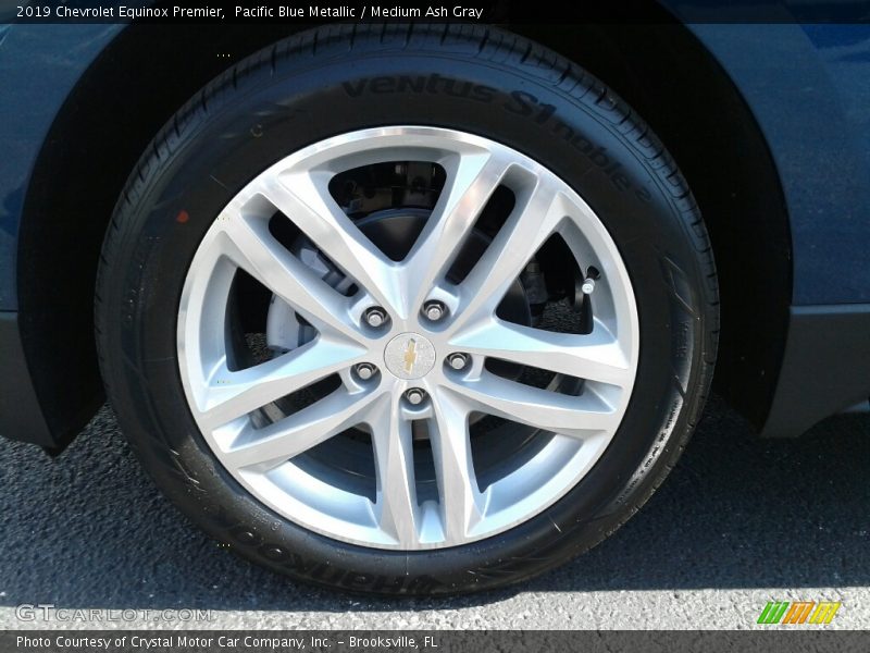 Pacific Blue Metallic / Medium Ash Gray 2019 Chevrolet Equinox Premier