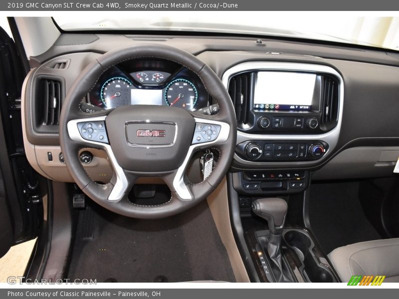 Smokey Quartz Metallic / Cocoa/­Dune 2019 GMC Canyon SLT Crew Cab 4WD