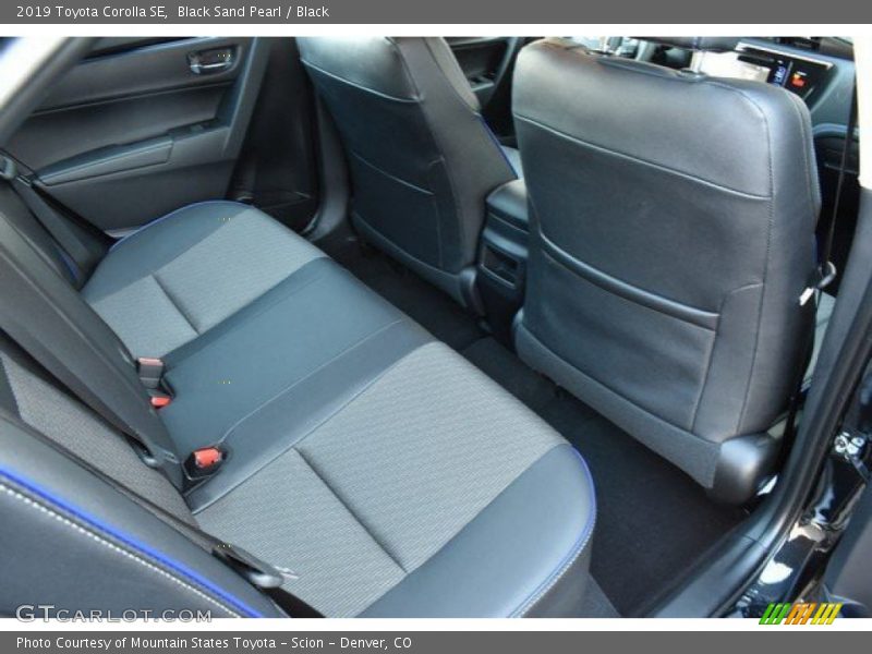 Rear Seat of 2019 Corolla SE