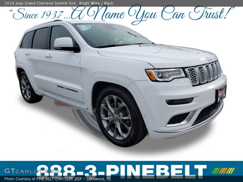Bright White / Black 2019 Jeep Grand Cherokee Summit 4x4