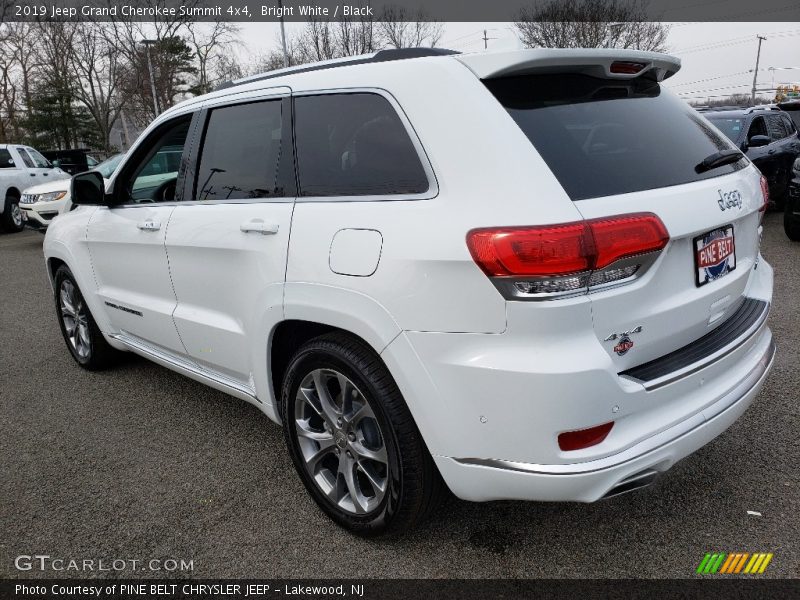 Bright White / Black 2019 Jeep Grand Cherokee Summit 4x4