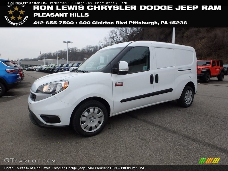 Bright White / Black 2019 Ram ProMaster City Tradesman SLT Cargo Van