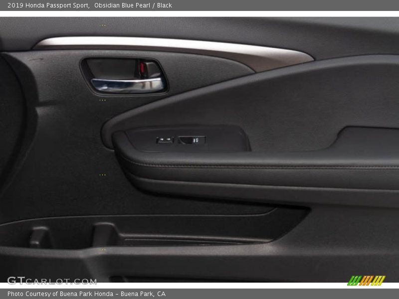 Obsidian Blue Pearl / Black 2019 Honda Passport Sport