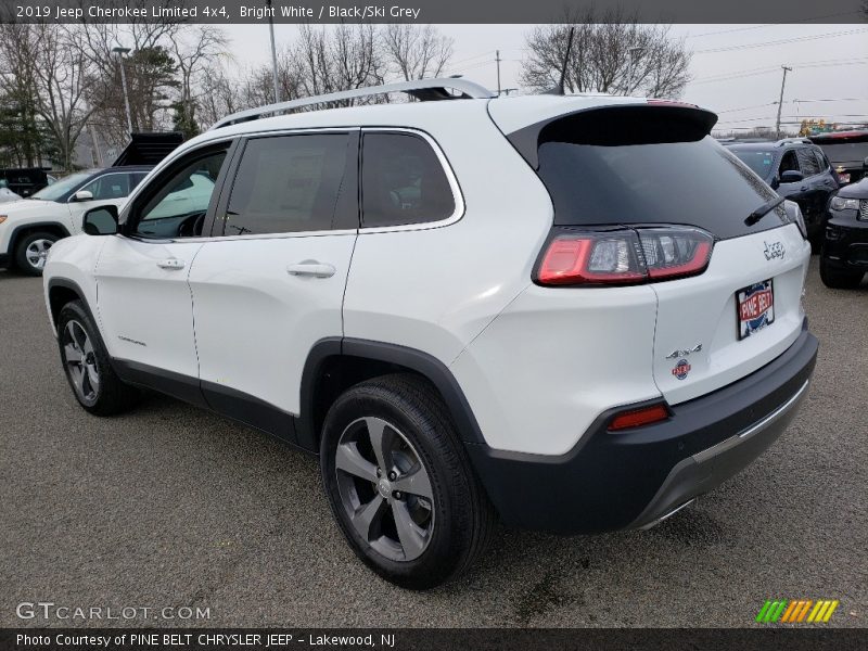 Bright White / Black/Ski Grey 2019 Jeep Cherokee Limited 4x4