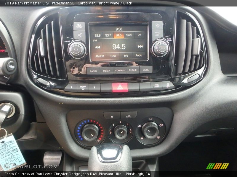 Controls of 2019 ProMaster City Tradesman SLT Cargo Van