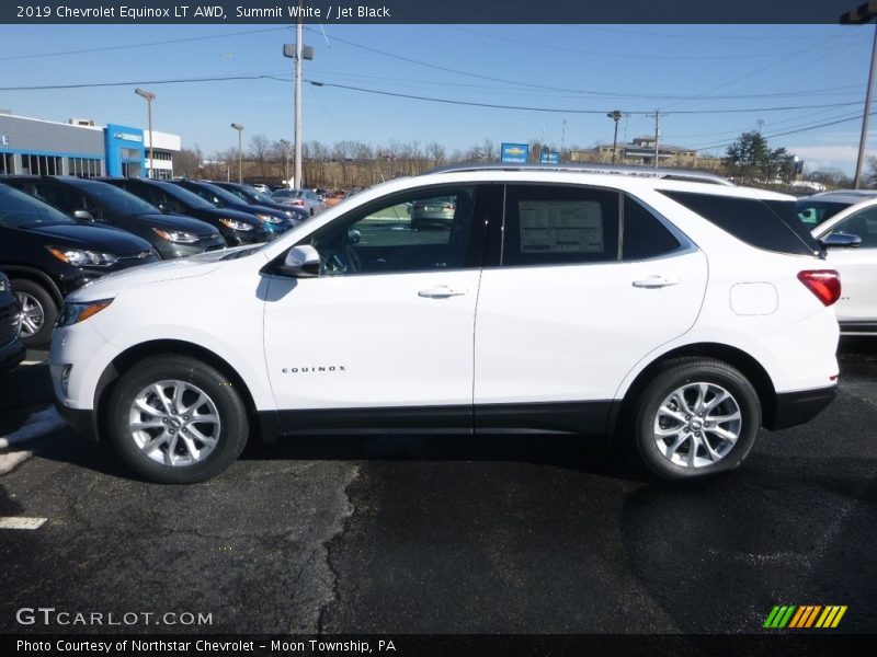 Summit White / Jet Black 2019 Chevrolet Equinox LT AWD