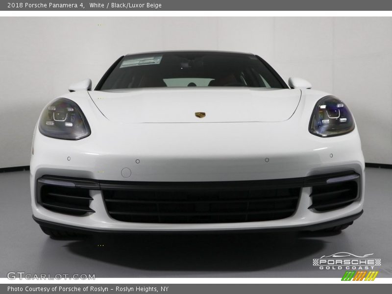 White / Black/Luxor Beige 2018 Porsche Panamera 4