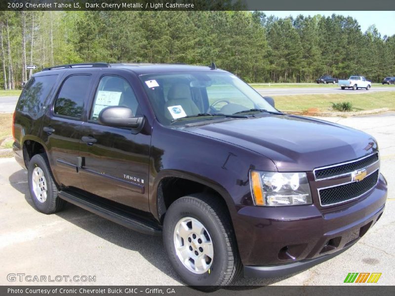 Dark Cherry Metallic / Light Cashmere 2009 Chevrolet Tahoe LS