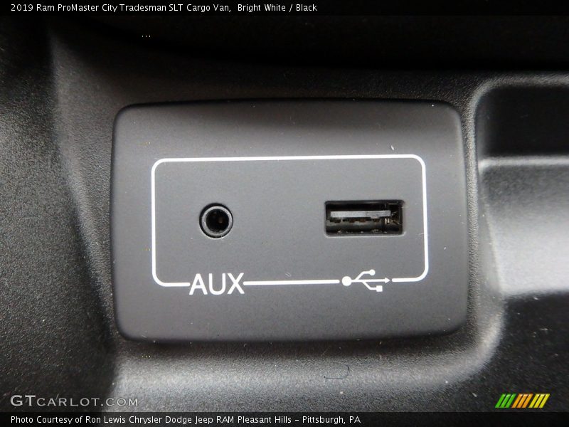 Bright White / Black 2019 Ram ProMaster City Tradesman SLT Cargo Van
