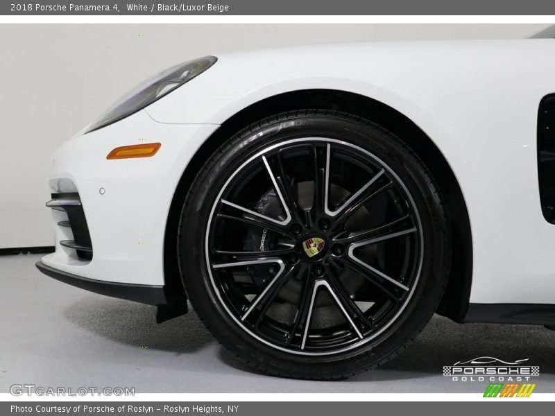 White / Black/Luxor Beige 2018 Porsche Panamera 4