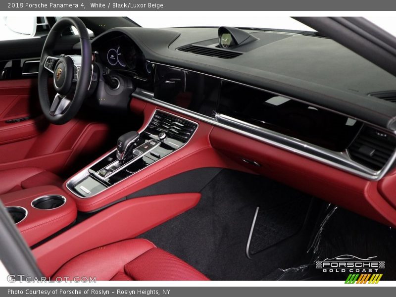 White / Black/Luxor Beige 2018 Porsche Panamera 4