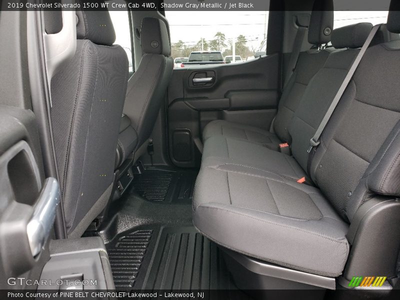Shadow Gray Metallic / Jet Black 2019 Chevrolet Silverado 1500 WT Crew Cab 4WD