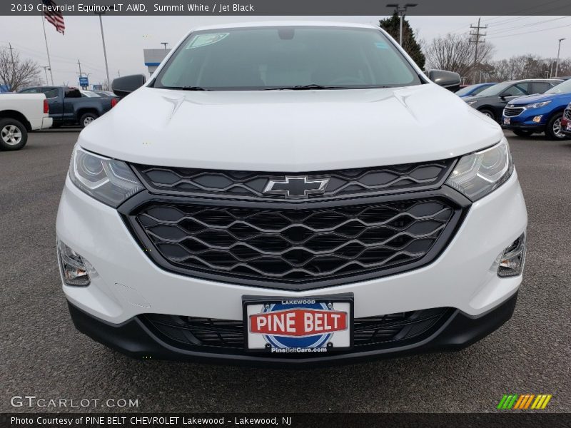 Summit White / Jet Black 2019 Chevrolet Equinox LT AWD