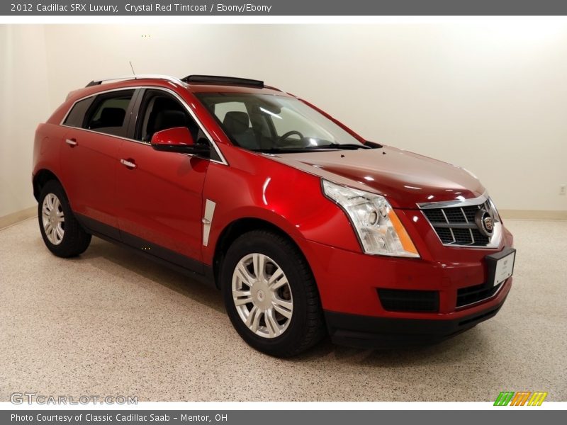 Crystal Red Tintcoat / Ebony/Ebony 2012 Cadillac SRX Luxury