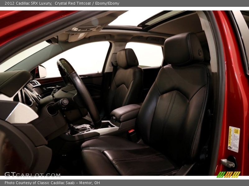 Crystal Red Tintcoat / Ebony/Ebony 2012 Cadillac SRX Luxury
