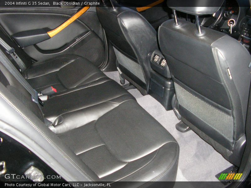 Black Obsidian / Graphite 2004 Infiniti G 35 Sedan