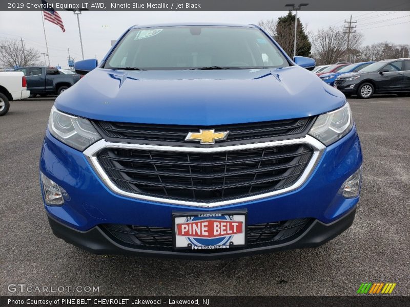 Kinetic Blue Metallic / Jet Black 2019 Chevrolet Equinox LT AWD