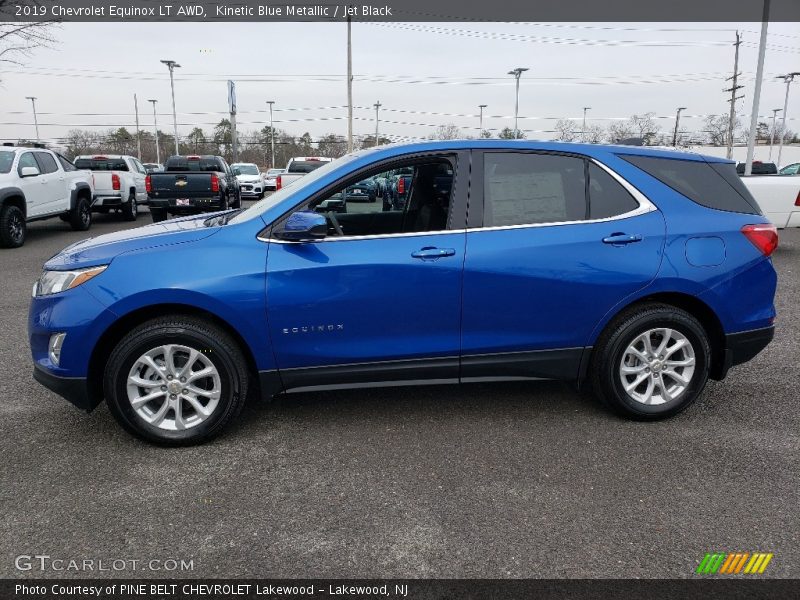 Kinetic Blue Metallic / Jet Black 2019 Chevrolet Equinox LT AWD