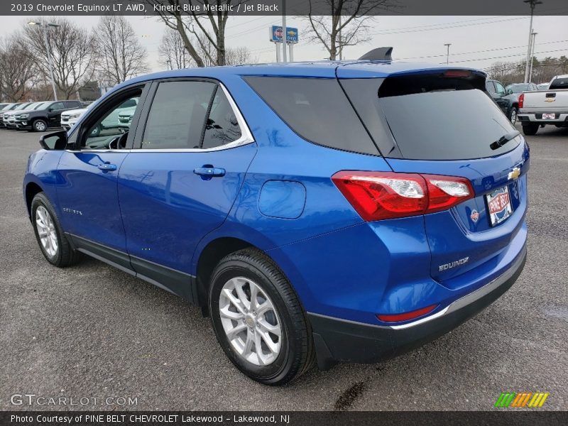 Kinetic Blue Metallic / Jet Black 2019 Chevrolet Equinox LT AWD