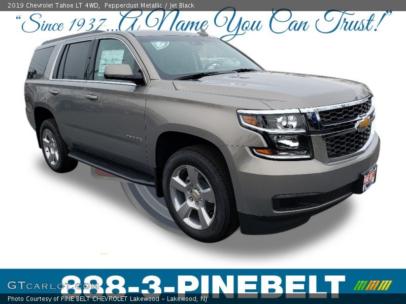 Pepperdust Metallic / Jet Black 2019 Chevrolet Tahoe LT 4WD