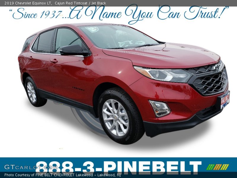 Cajun Red Tintcoat / Jet Black 2019 Chevrolet Equinox LT