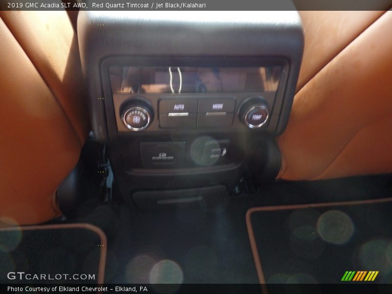 Red Quartz Tintcoat / Jet Black/Kalahari 2019 GMC Acadia SLT AWD