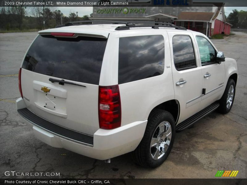 White Diamond Tricoat / Light Cashmere 2009 Chevrolet Tahoe LTZ