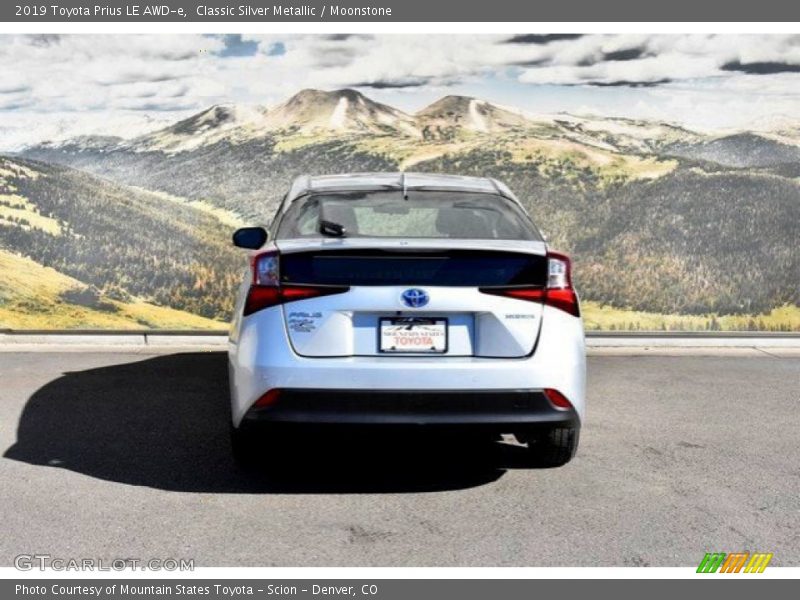 Classic Silver Metallic / Moonstone 2019 Toyota Prius LE AWD-e