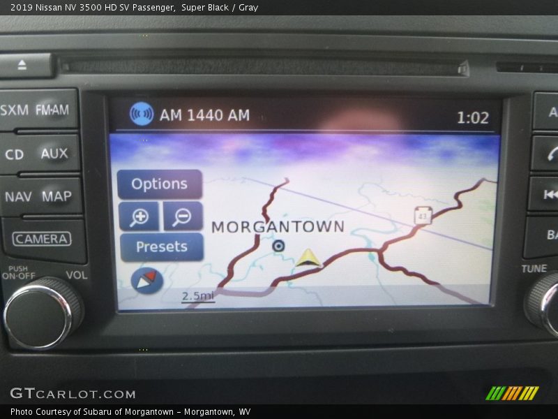 Navigation of 2019 NV 3500 HD SV Passenger