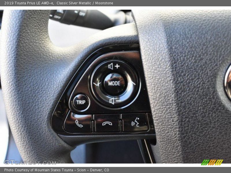 Classic Silver Metallic / Moonstone 2019 Toyota Prius LE AWD-e