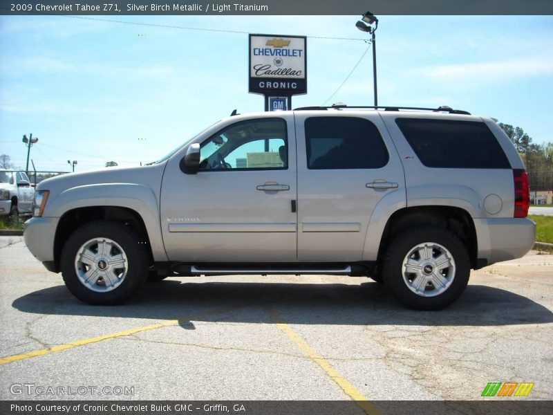 Silver Birch Metallic / Light Titanium 2009 Chevrolet Tahoe Z71