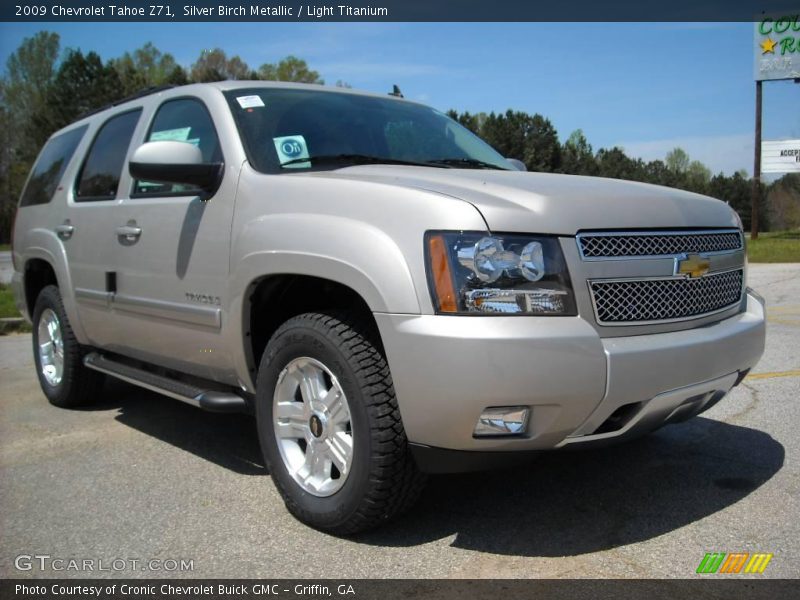 Silver Birch Metallic / Light Titanium 2009 Chevrolet Tahoe Z71
