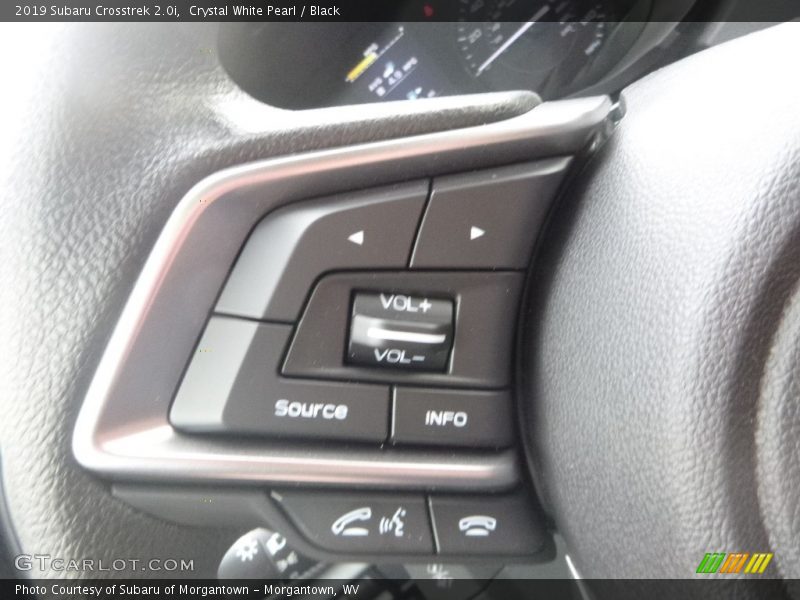 Crystal White Pearl / Black 2019 Subaru Crosstrek 2.0i
