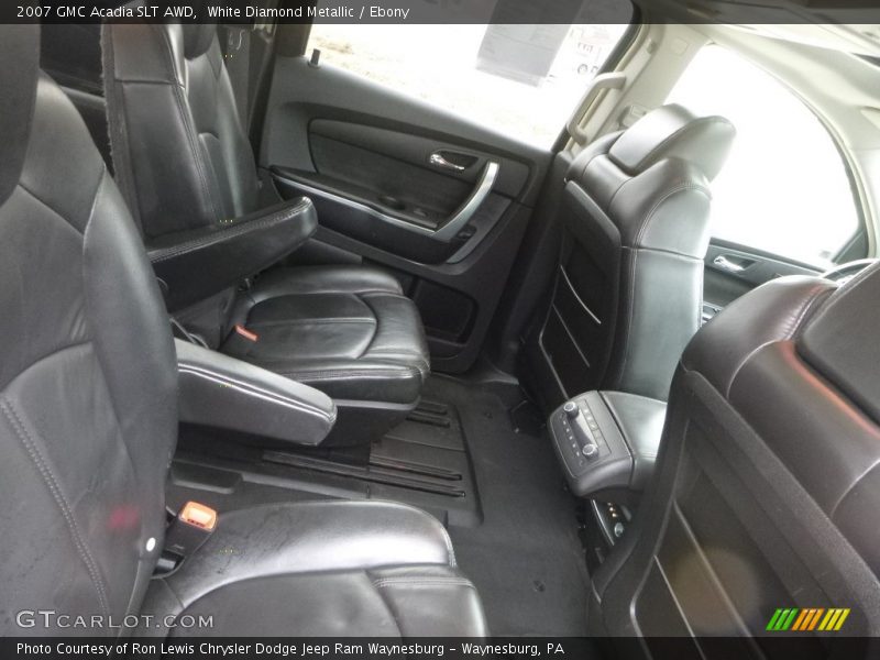 White Diamond Metallic / Ebony 2007 GMC Acadia SLT AWD