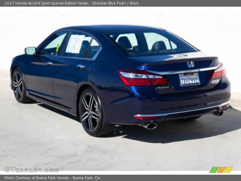 Obsidian Blue Pearl / Black 2017 Honda Accord Sport Special Edition Sedan