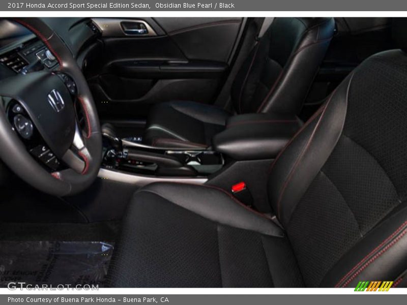 Obsidian Blue Pearl / Black 2017 Honda Accord Sport Special Edition Sedan