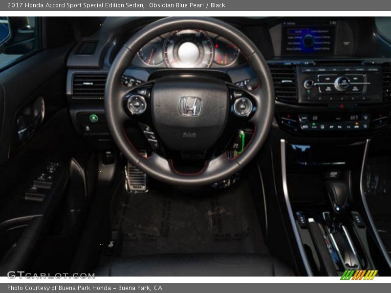 Obsidian Blue Pearl / Black 2017 Honda Accord Sport Special Edition Sedan