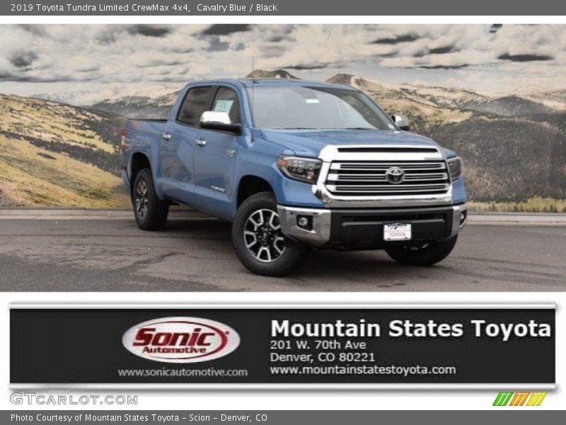 Cavalry Blue / Black 2019 Toyota Tundra Limited CrewMax 4x4
